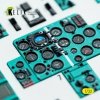 Kelik K32043 MiG-21 F-13 - interior 3D decals for Trumpeter kit (1/32)
